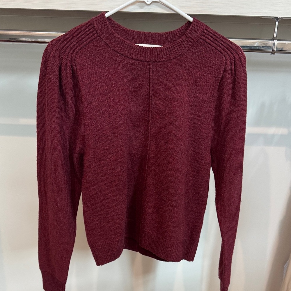 Bash Crewneck Burgundy Sweater